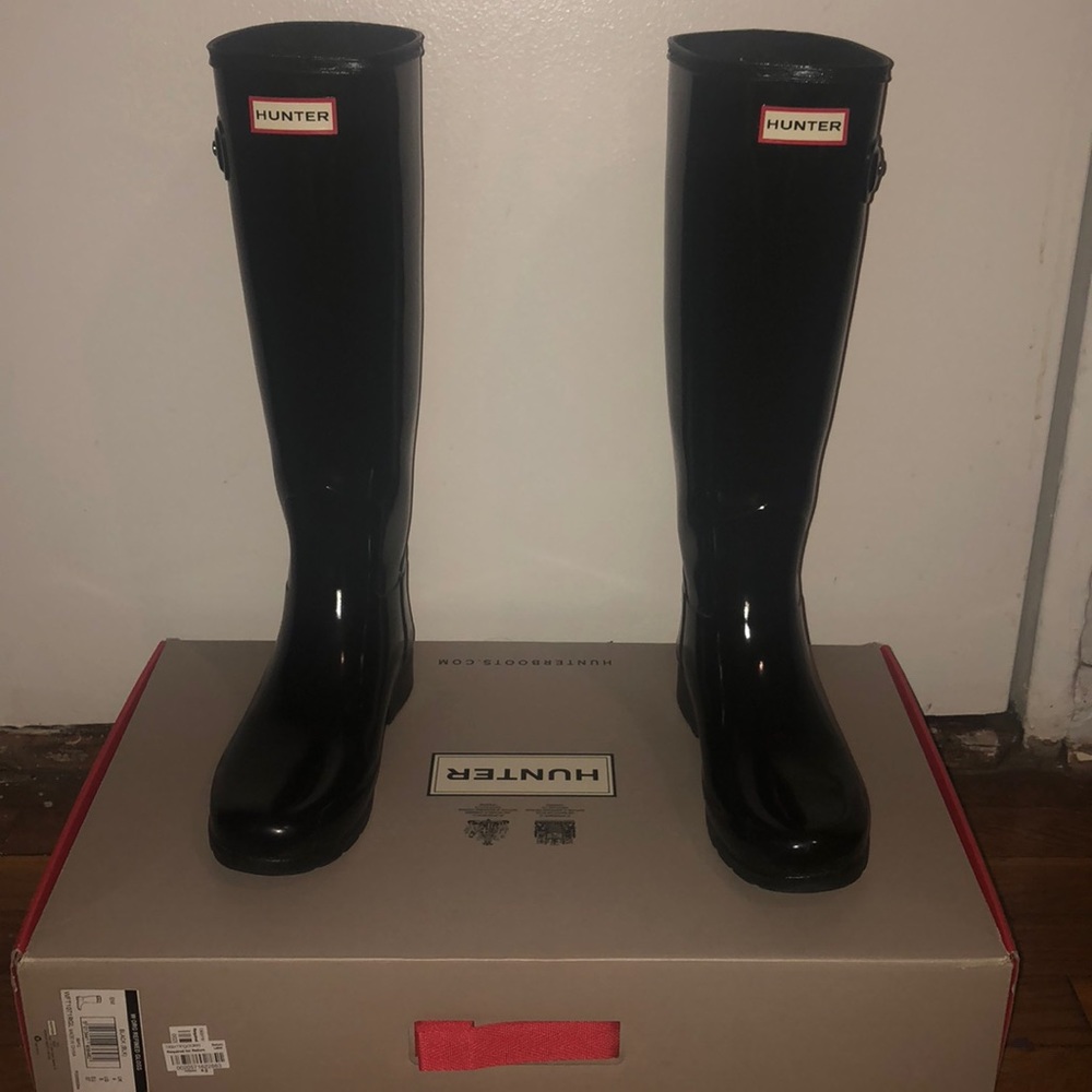 Hunter Rain Boots (Black)